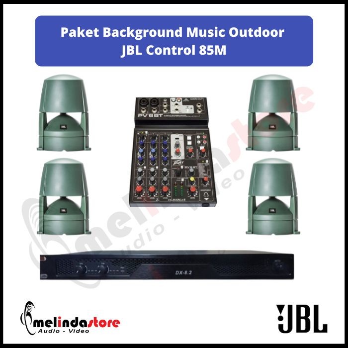 Paket Background Music Outdoor Speaker JBL 85M - 4 Speaker